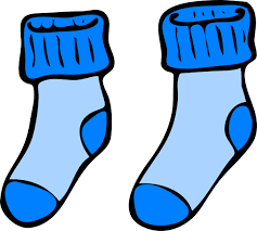 blue socks